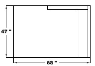 Left Arm Double Chaise