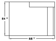 Left Arm Double Chaise