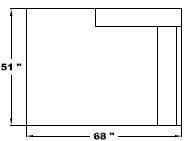 Left Arm Double Chaise