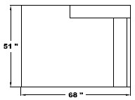 Left Arm Double Chaise