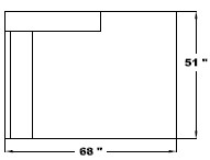 Right Arm Double Chaise