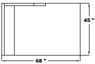 Right Arm Double Chaise