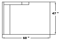 Right Arm Double Chaise