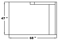 Left Arm Double Chaise