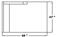 Right Arm Double Chaise