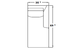 RIGHT ARM CONNECTING CHAISE