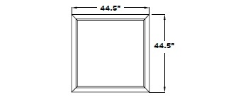 SQUARE BUMPER WITH WOOD TRAY