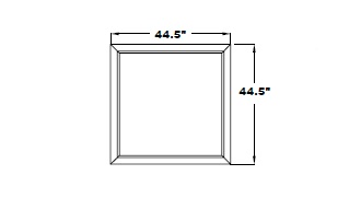 SQUARE BUMPER WITH WOOD TRAY