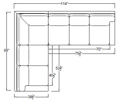 RIGHT ARM SLEEPER SOFA