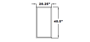 RECTANGULAR BUMPER WITH WOOD TRAY