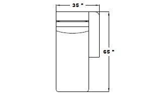 RIGHT ARM CONNECTING CHAISE