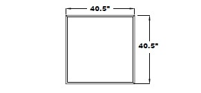 SQUARE BUMPER WITH WOOD TRAY
