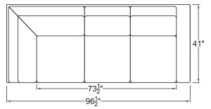 Right Arm Corner Sofa