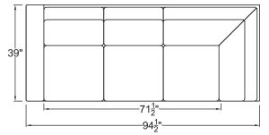 Left Arm Corner Sofa
