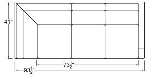 Right Arm Corner Sofa