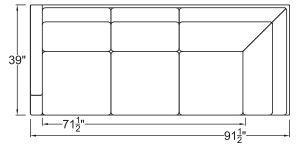 Left Arm Corner Sofa