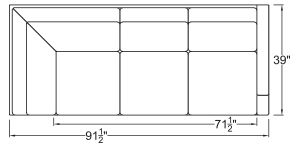 Right Arm Corner Sofa