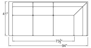 Left Arm Corner Sofa