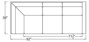 Right Arm Corner Sofa