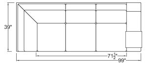 Right Arm Corner Sofa