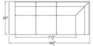 Left Arm Corner Sofa