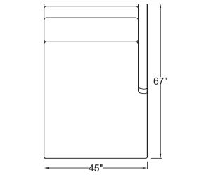 Right Arm Double Chaise