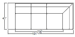 Left Arm Corner Sofa