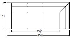 Left Arm Corner Sofa