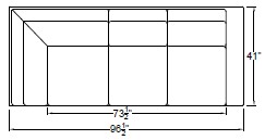 Right Arm Corner Sofa