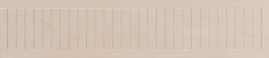 Channeled drawer Face